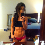 sexy selfie abs girl